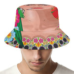 Frida Kahlo Serape Print Bucket Hat