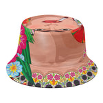 Frida Kahlo Serape Print Bucket Hat