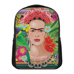Frida Kahlo Serape Print Casual Backpack