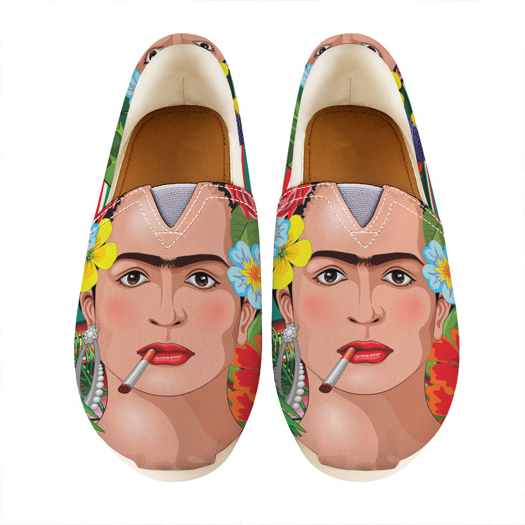 Frida Kahlo Serape Print Casual Shoes