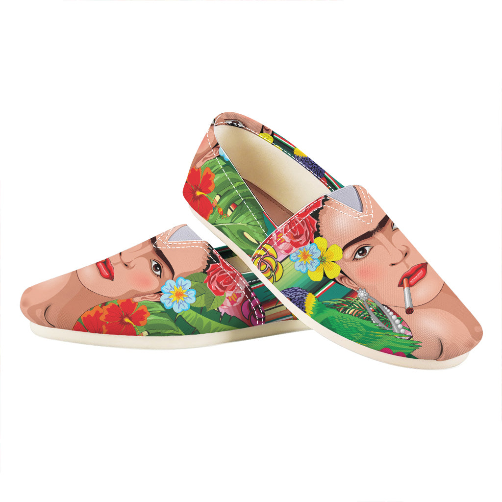 Frida Kahlo Serape Print Casual Shoes