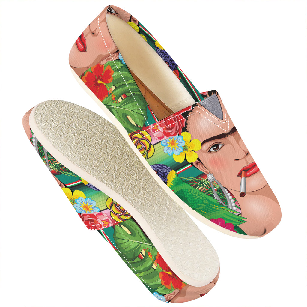 Frida Kahlo Serape Print Casual Shoes