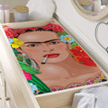 Frida Kahlo Serape Print Changing Pad Cover