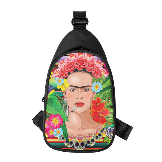 Frida Kahlo Serape Print Chest Bag