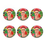 Frida Kahlo Serape Print Coaster Set