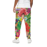 Frida Kahlo Serape Print Cotton Pants