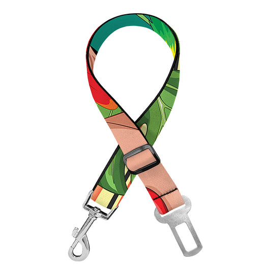 Frida Kahlo Serape Print Dog Seat Belt