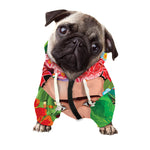 Frida Kahlo Serape Print Dog Zip Up Hoodie
