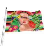 Frida Kahlo Serape Print Flag