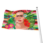 Frida Kahlo Serape Print Flag