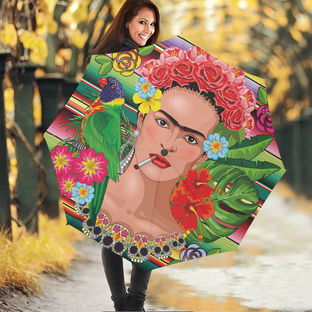 handschuhe frida kahlo Frida Kahlo Serape Print Foldable Umbrella
