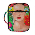Frida Kahlo Serape Print Front Pocket Bible Bag