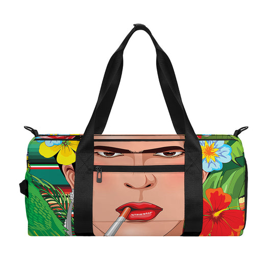 Frida Kahlo Serape Print Gym Bag