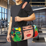 Frida Kahlo Serape Print Gym Bag
