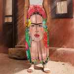 Frida Kahlo Serape Print Harem Pants