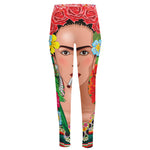 Frida Kahlo Serape Print High-Waisted Pocket Leggings