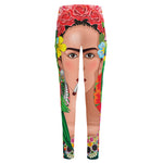 Frida Kahlo Serape Print High-Waisted Pocket Leggings