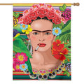Frida Kahlo Serape Print House Flag