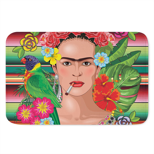 Frida Kahlo Serape Print Indoor Door Mat