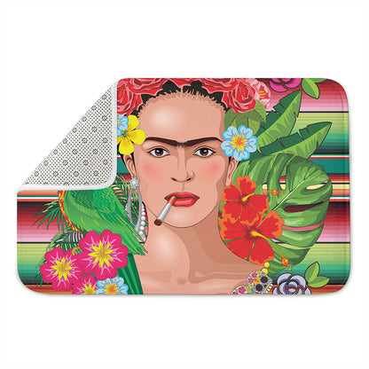 Frida Kahlo Serape Print Indoor Door Mat