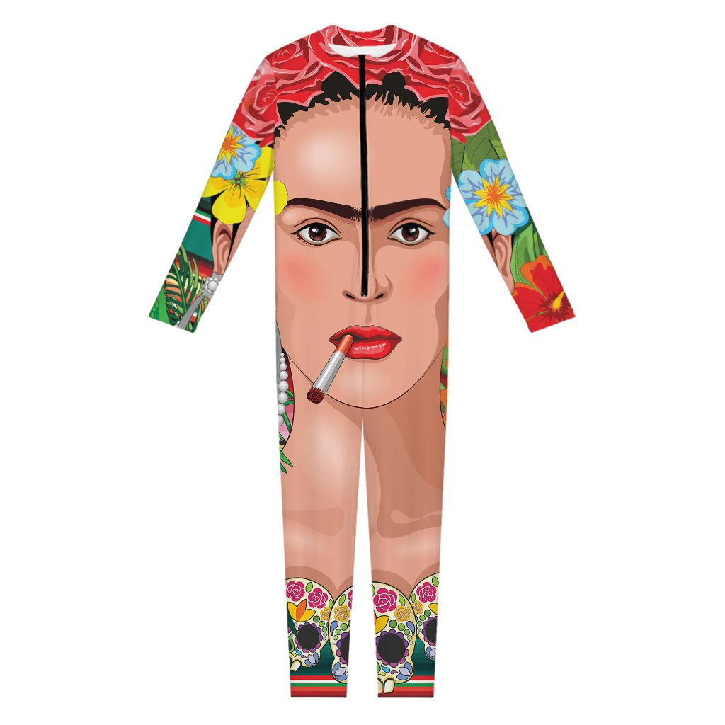 Frida Kahlo Serape Print Jumpsuit