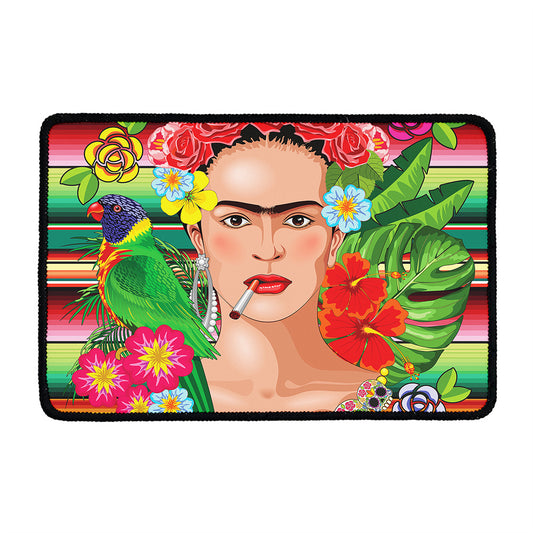 Frida Kahlo Serape Print Kitchen Mat