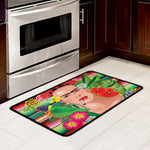 Frida Kahlo Serape Print Kitchen Mat