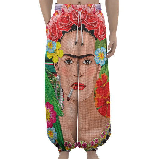 Frida Kahlo Serape Print Lantern Pants