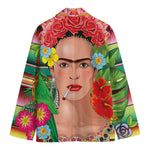 Frida Kahlo Serape Print Men's Blazer