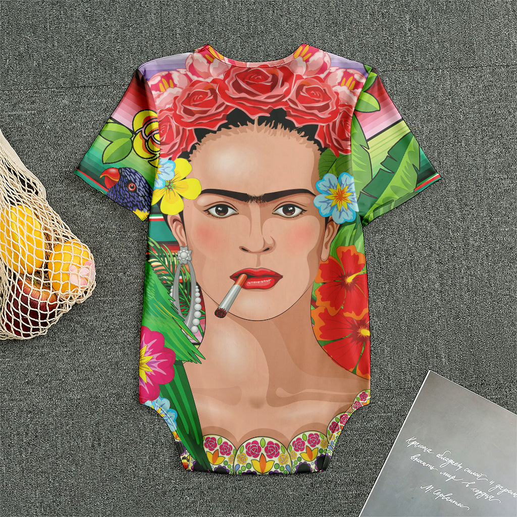 Frida Kahlo Serape Print Men's Bodysuit