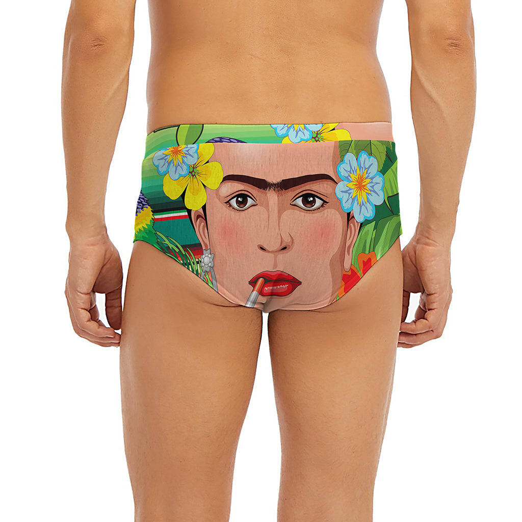 Frida Kahlo Serape Print Men's Briefs