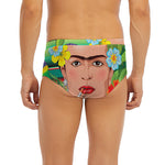 Frida Kahlo Serape Print Men's Briefs