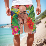 Frida Kahlo Serape Print Men's Cargo Shorts