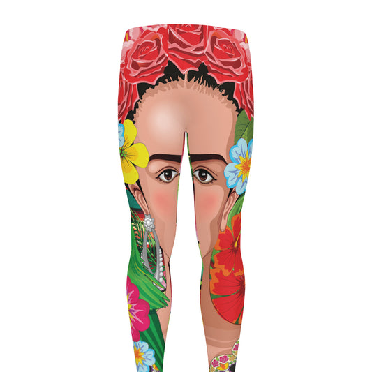 Frida Kahlo Serape Print Men's leggings