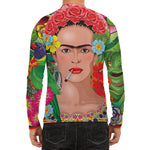 Frida Kahlo Serape Print Men's Long Sleeve Rash Guard