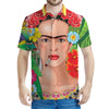 Frida Kahlo Serape Print Men's Polo Shirt