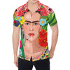 Frida Kahlo Serape Print Men's Shirt