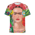 Frida Kahlo Serape Print Men's Athletic T-Shirt