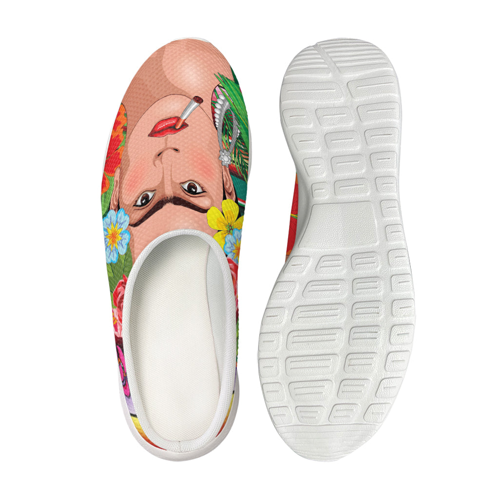 Frida Kahlo Serape Print Mesh Casual Shoes