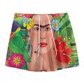 Frida Kahlo Serape Print Mesh Shorts