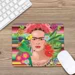 Frida Kahlo Serape Print Mouse Pad