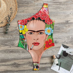 Frida Kahlo Serape Print One Shoulder Bodysuit