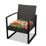 Frida Kahlo Serape Print Outdoor Seat Cushion Cover