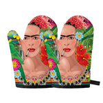 Frida Kahlo Serape Print Oven Mitts