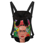 Frida Kahlo Serape Print Pet Carrier Backpack