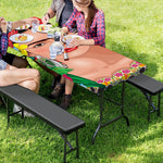 Frida Kahlo Serape Print Picnic Table Cover