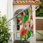 Frida Kahlo Serape Print Polyester Flag