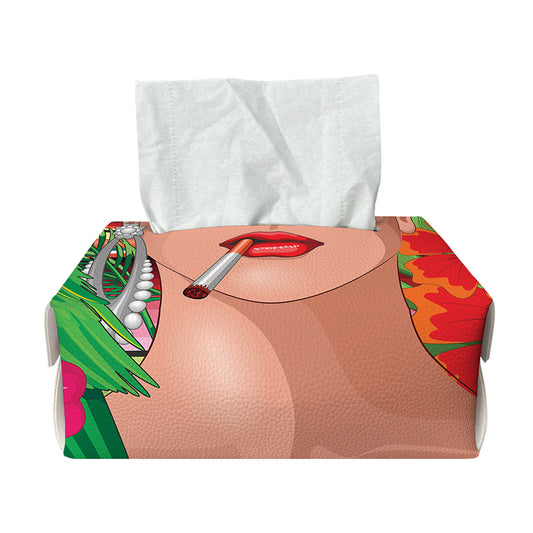 Frida Kahlo Serape Print Rectangle Tissue Box Cover