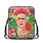 Frida Kahlo Serape Print Rectangular Crossbody Bag