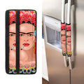 Frida Kahlo Serape Print Refrigerator Handle Covers